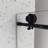 6076 Matte Black Shower Door, One Fixed & Shifted, 70Mm 304 Stainless Steel Pulley, , Nano Easy Cleaning, Tempered Glass For Bathroom Door 6076, Pulleys, Clean, Glass, Ravishing Addition-120996433