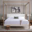 Graciella Boucle King Canaopy Bed