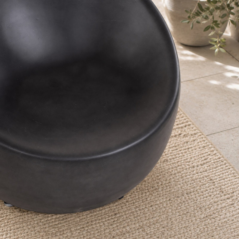 Patio Chair, Dark Gray