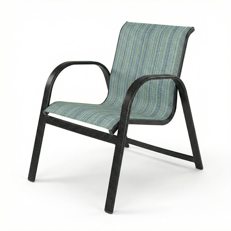 Chaise avec accoudoirs, Harnais Nova / verre de mer Nova