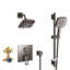 Eurocube Pressure Balance Rain Shower Set-1490832402