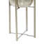 2 - Piece Metal Deep Recessed Dome Indoor Outdoor Planter with Removable Stand Set-249855135
