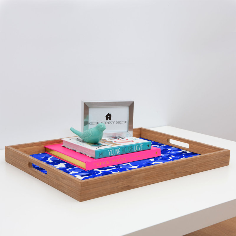 Plateau de table repose-pieds/café collé, H 1,75 po x l 18 po x P 14 po