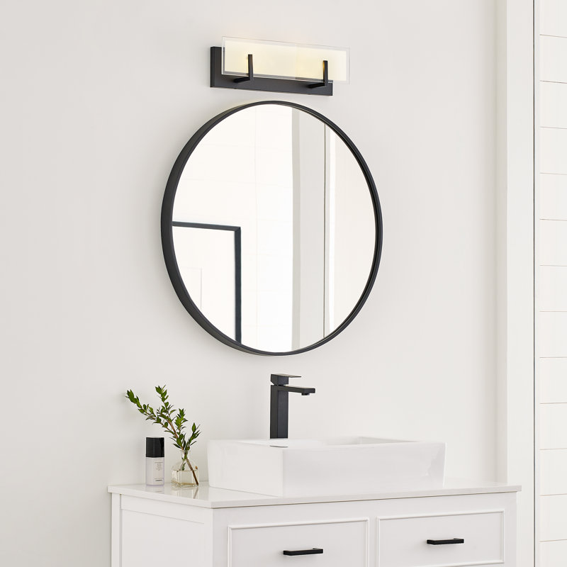 Syll - Light LED Vanity Light, Midnight Black, No Bulb Included, 2-Light