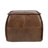 Elliona Square Top-Grain Leather Pouf Ottoman-1223669392