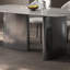 High-end marble dining table-125205093