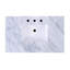 Lois 36 in. W Wood & Marble Top Single Sink Bathroom Vanity