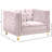 Michelle 44" W Tufted Velvet Armchair-2119286910