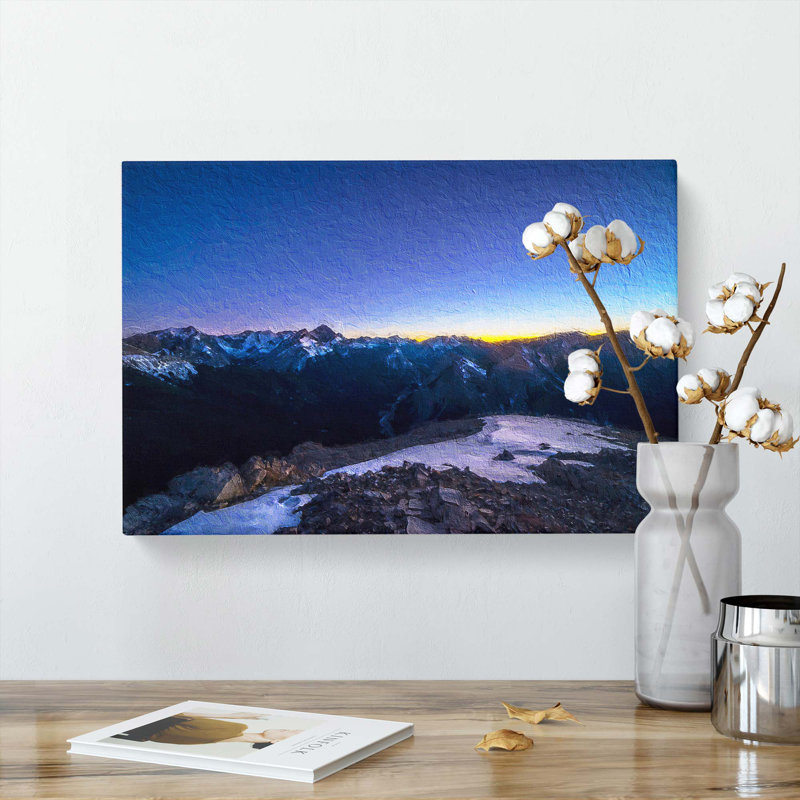 Jasper National Park In Canada - Wrapped Canvas Painting Print, 40cm H x 60cm W x 3cm D