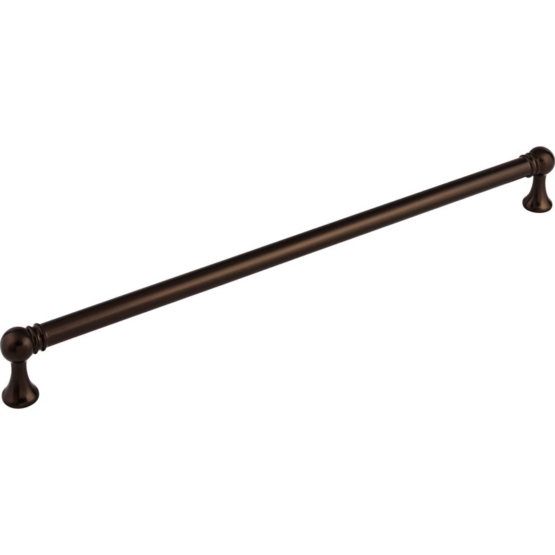 Kara 12" Center to Center Bar pull, Oiled Rubbed Bronze, 12"
