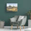 Art mural sur toile tendue - «Rustic Farmhouse Landscape» de Barbara Jeffords pour décoration de salon, de chambre à coucher ou de bureau - 35 x 47