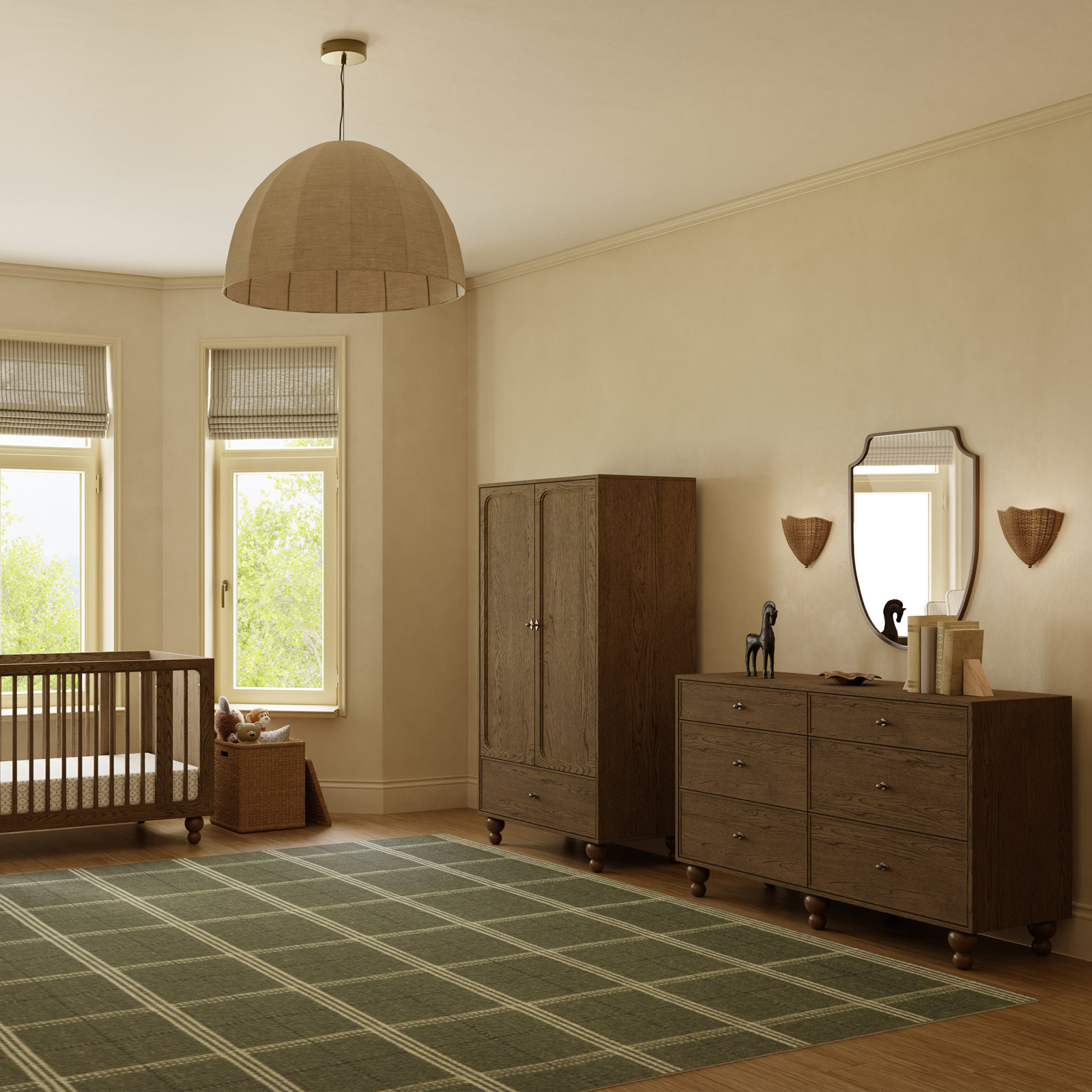 Astre Assembled Armoire by Nate Berkus, Toffee