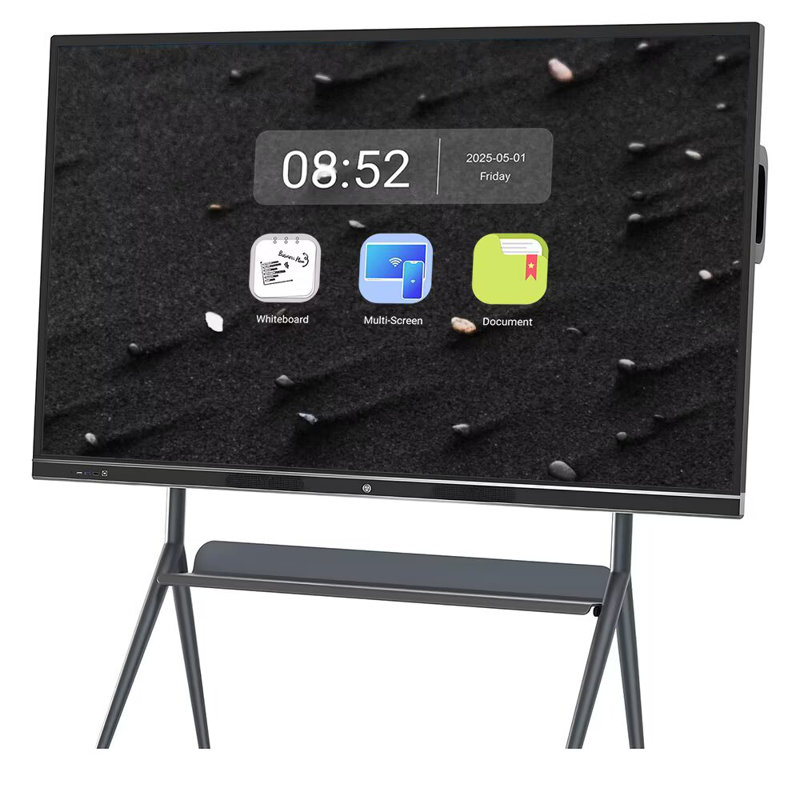 JYXCN Smart Board 86 ", tableau blanc interactif 4K, écran tactile sans fil Windows et Android Smart Board pour réunions vidéo (fixation murale incluse)