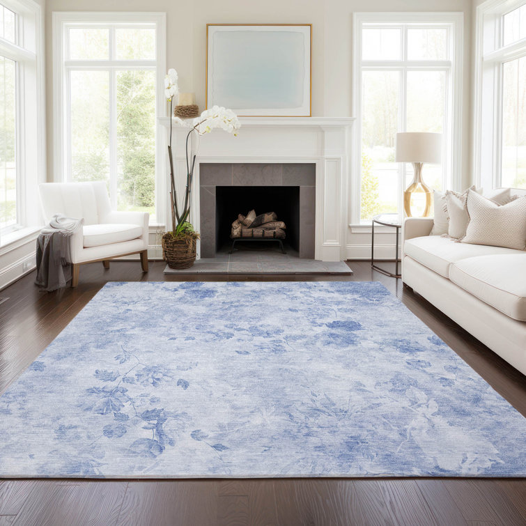 Alta Washable Floral Indoor / Outdoor Rug