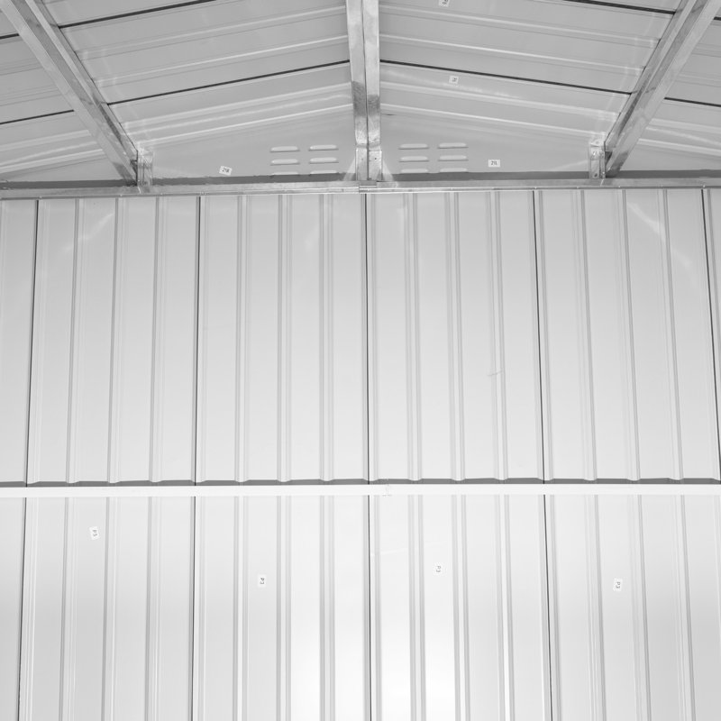 8'ft W wx8'ft D  Metal Large Outdoor Storage Shed with Sturdy Structure