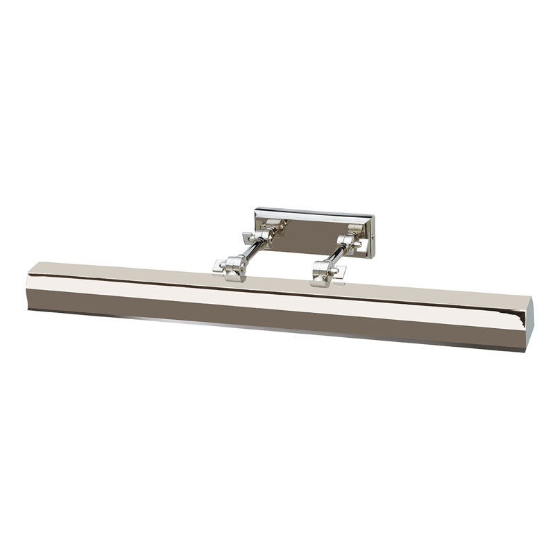 Applique pour tableau Chawton Light, H 5 po x l 26 po x P 7,5 po, Nickel poli