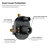 Circular Shower Faucet with Rough-in Valve-74557746
