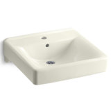 Soho Ceramic 20" Wall Mount Bathroom Sink with Overflow