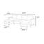 Ensemble de canapé modulaire 3 pièces en velours côtelé-431560692