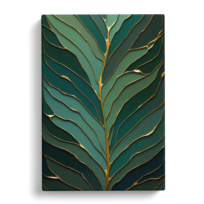 Main Piece Fern Leaf Classic Vol.5-Wrapped Canvas Graphic Art - Wrapped Canvas