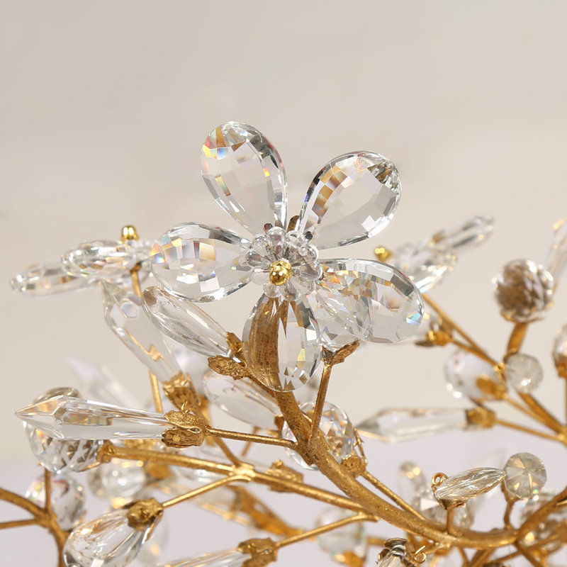 8- Light Modern Crystal Chandelier