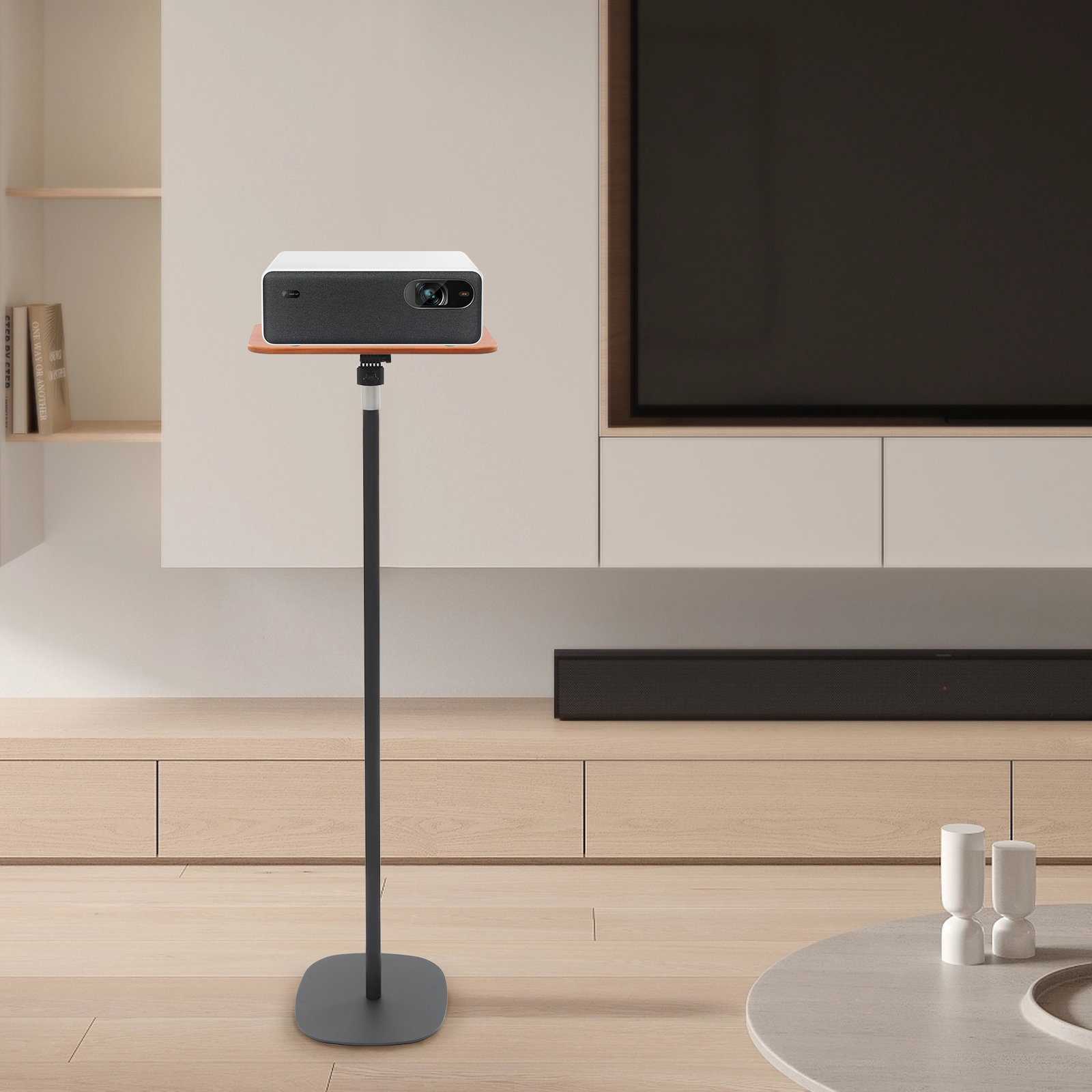 Ebern Designs Wooden Music Stand Book Stand Floor Mount Multifunction ...