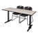 Neyland Cain T-Base Training Seminar Table & 2 Zeng Stack Chairs