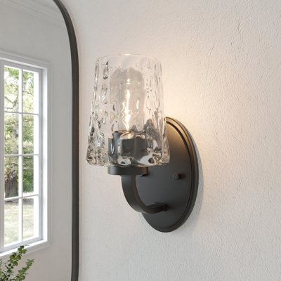 Saratoga 1 - Light Bathroom Steel Dimmable Traditional Wall Sconce UL Certified