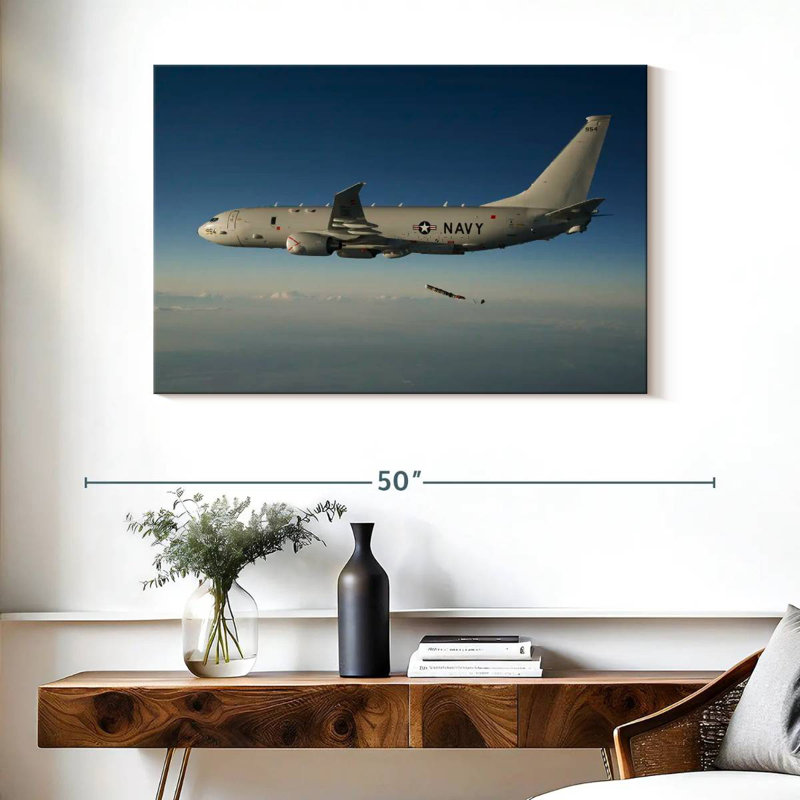 Mehar Boeing P-8 Poseidon, 26" H x 39" W