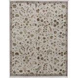 Dharma Floral Area Rug in Ivory/Olive