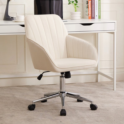 Fauteuil de bureau réglable, chambre à coucher à domicile, fauteuil pivotant ergonomique, siège à dossier, confortable pour les longues séances