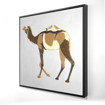 Retro dromadaire - 24"x24" Framed canvas