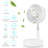 Desk Floor 4-speed Retractable Foldable Rechargeable Usb Mini Portable Fan
