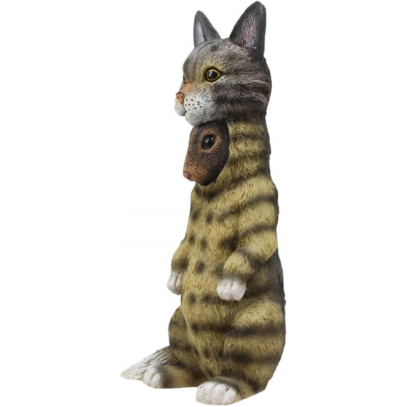 Figurine de rat Rathdrum déguisé en chat tigré