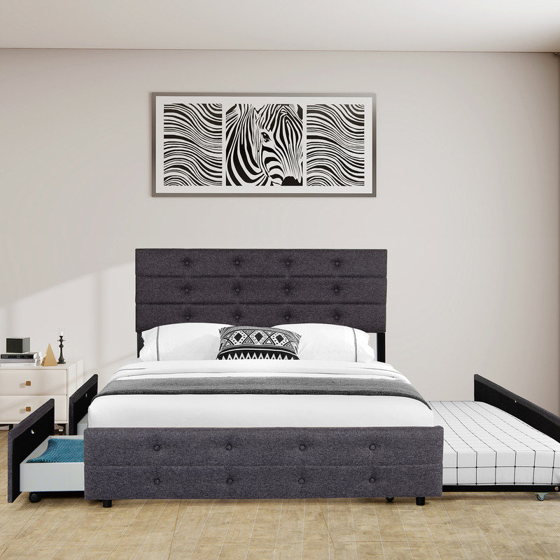 Daviette Upholstered Platform Bed