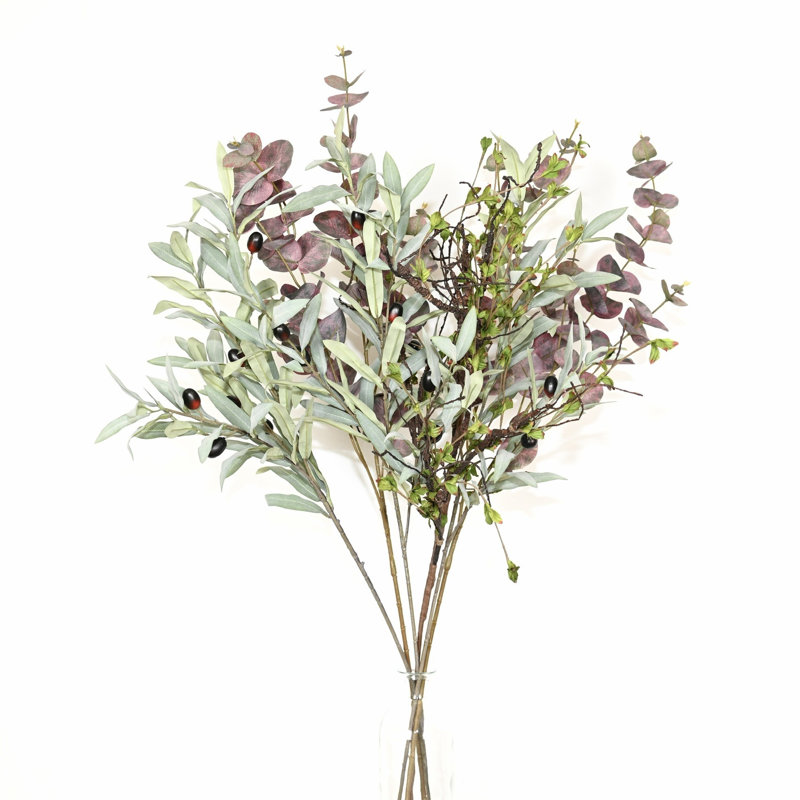Branche d'eucalyptus artificiel 36 po pour remplissage de vase 36 po