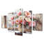 Kenya - pivoines, art mural - ensemble d'art mural traditionnel diamant