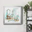 «Blue Opulence II», reproduction d'art sur toile encadrée-218426426-218426427