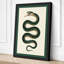 Snake in Profile Botanical - Wrapped Canvas-1676168761-1676168763