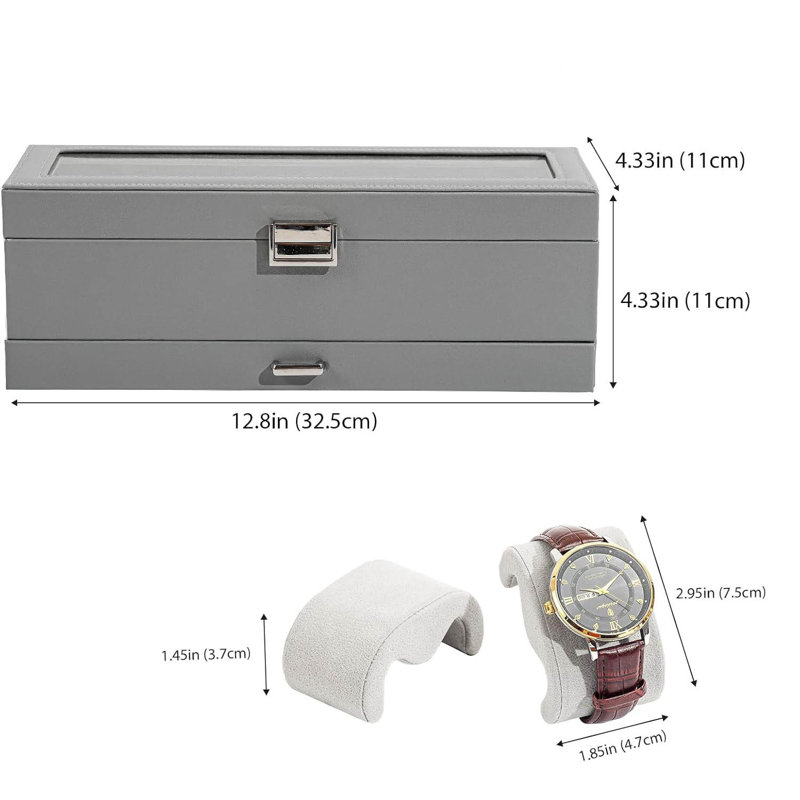 Watch Box +, Grey