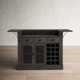 Catherine 67.75'' Solid Wood Bar Cabinet