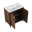 Meuble-lavabo 30 po à 2 portes avec meuble-lavabo autoportant en bois d'ingénierie avec lavabo-116040648