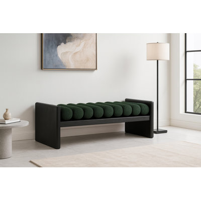 Banc en bois Boucle