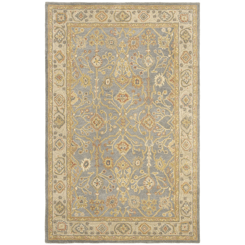 Tapis oriental en laine touffeté à la main Dunbar, Rectangle 7 pi 6 po x 9 pi 6 po