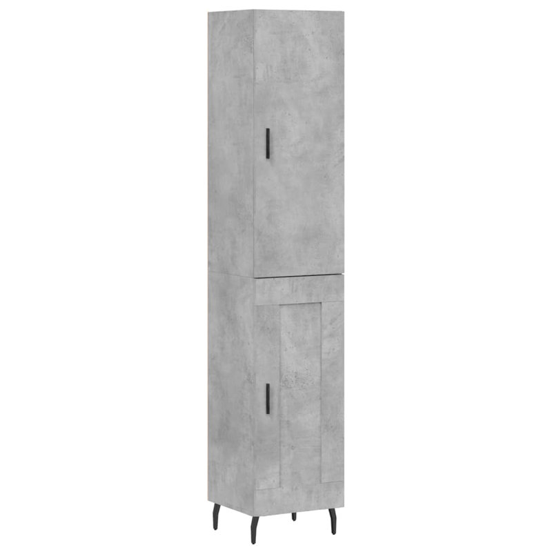 Niehoff 34.5cm Sideboard, Concrete Grey