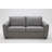Azurine 74.8" Microfiber Round Arm Sofa Bed-1747691966