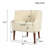 Kamdyn 73.03Cm Wide Tufted Barrel Chair-1449950213