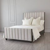 Channel Upholstered Bed