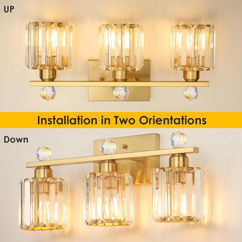 Koit 3 - Light Dimmable Vanity Light, Gold
