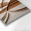 Minimalisme 21, art mural en métal brun-1179851808